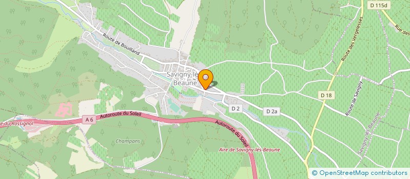 localisation de l'entreprise ALOHA TRANSPORTS 21 à MARSANNAY-LA-COTE