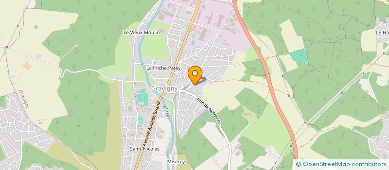 localisation de l'entreprise ALOHA VISION 3 à GRAVIGNY