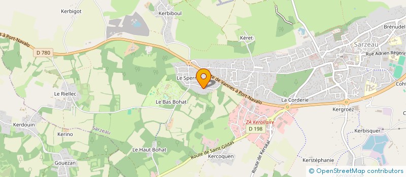 localisation de l'entreprise ALOHE VERA  SARZEAU