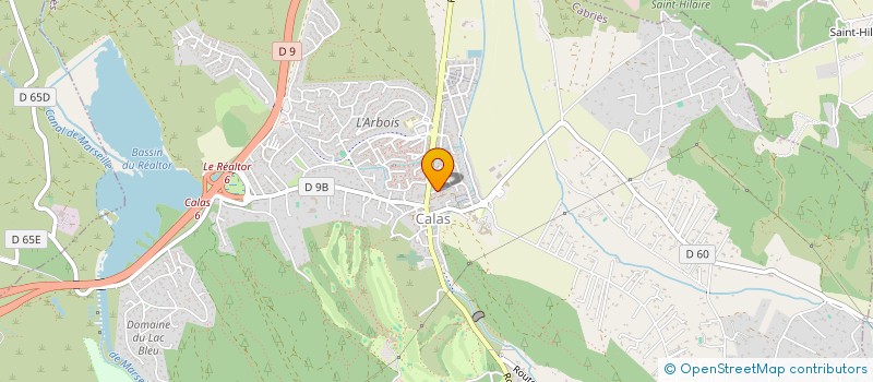 localisation de l'entreprise ALOIDES TRAVAUX - ATX à CABRIES