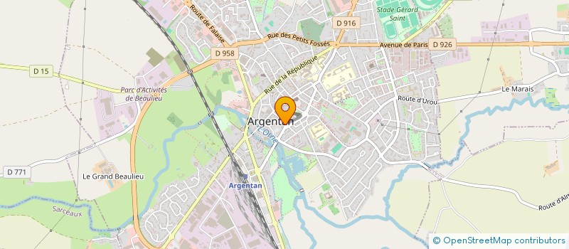 localisation de l'entreprise ALOIS ARGENTAN à ARGENTAN