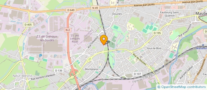 localisation de l'entreprise ALOIS PRO à MAUBEUGE