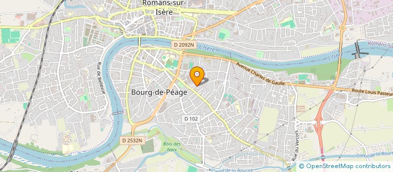 localisation de l'entreprise ALOISA  BOURG-DE-PEAGE