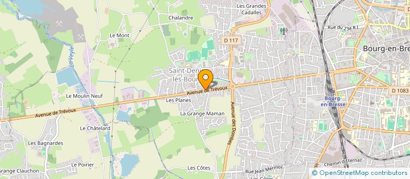 localisation de l'entreprise ALOISE à SAINT-DENIS-LES-BOURG