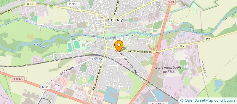 localisation de l'entreprise ALOKA SANNA SERVICES  CERNAY