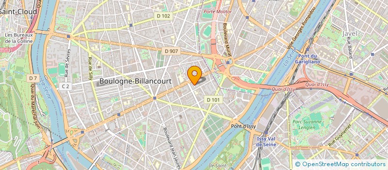 localisation de l'entreprise ALOKO à BOULOGNE-BILLANCOURT