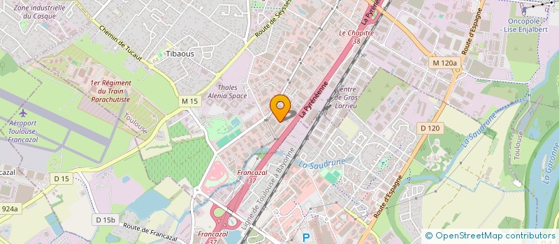 localisation de l'entreprise ALOLOG  TOULOUSE