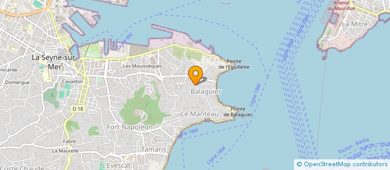 localisation de l'entreprise ALOMA à LA SEYNE-SUR-MER