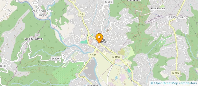 localisation de l'entreprise ALOMA  PEGOMAS