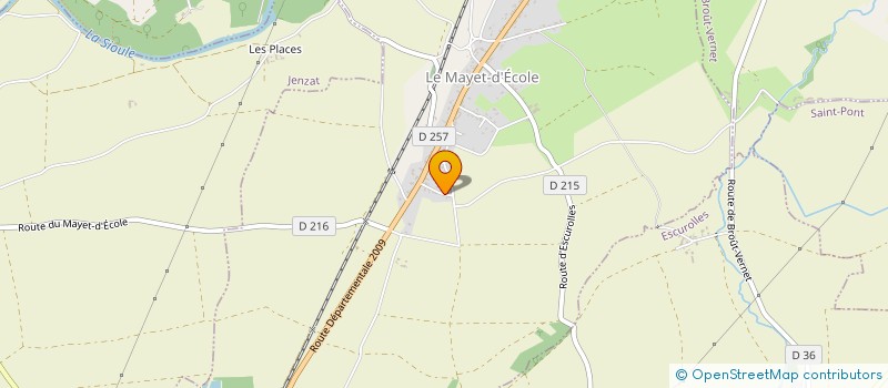 localisation de l'entreprise ALOMORA  LE MAYET-D'ECOLE