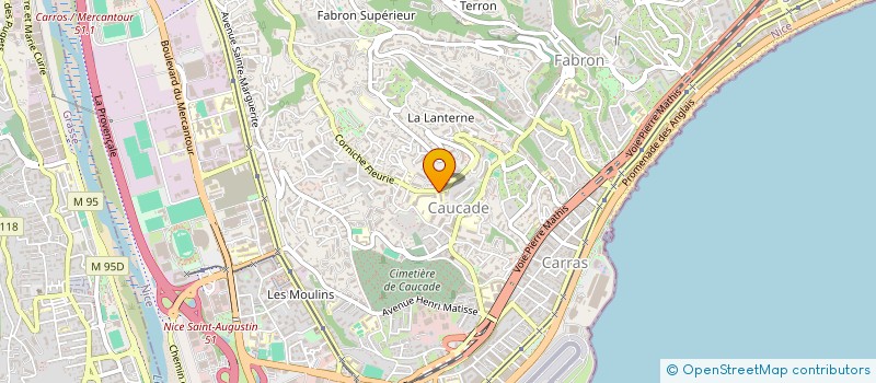 localisation de l'entreprise ALONA à NICE