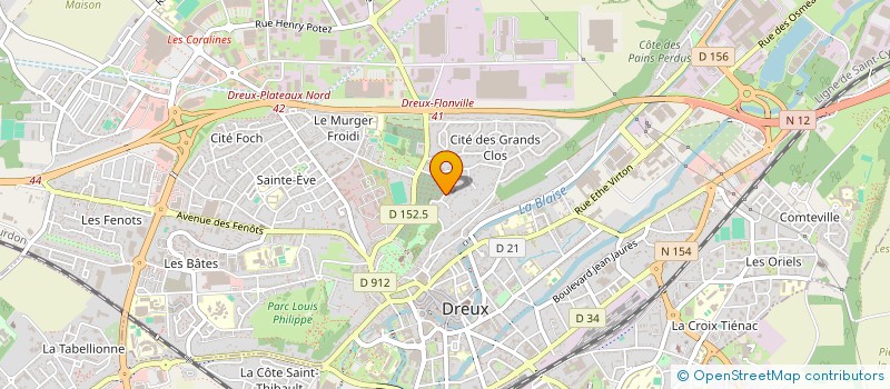 localisation de l'entreprise ALONDRA HOLDING à DREUX