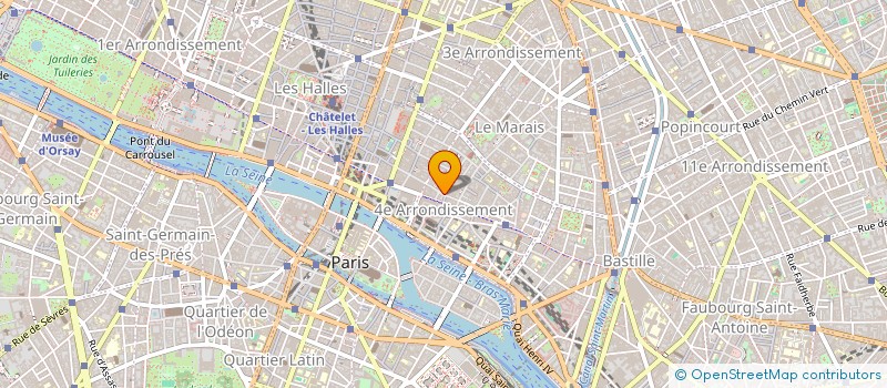 localisation de l'entreprise ALONE  PARIS