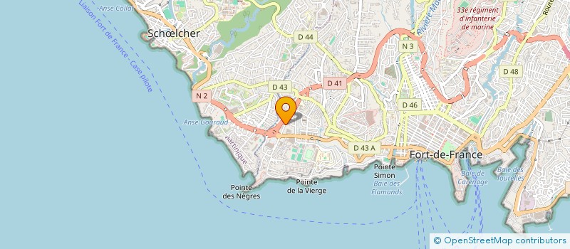 localisation de l'entreprise ALONE GRILL à FORT-DE-FRANCE