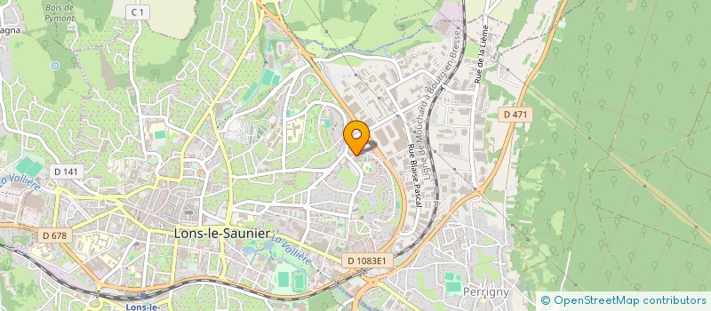 localisation de l'entreprise ALONSENFOLK à LONS-LE-SAUNIER