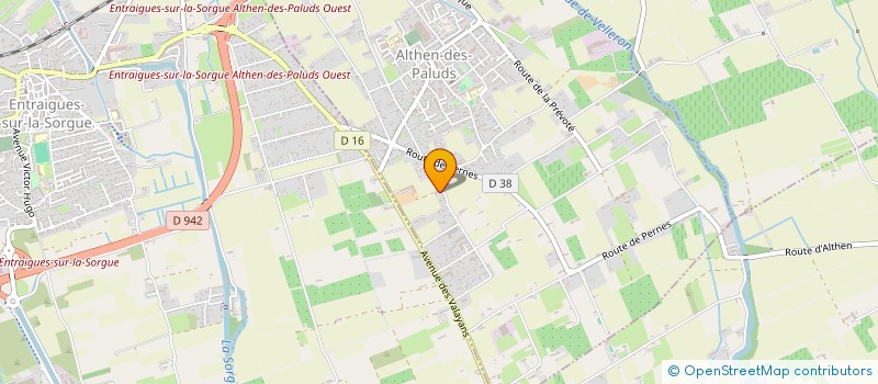 localisation de l'entreprise ALONSO à ALTHEN-DES-PALUDS