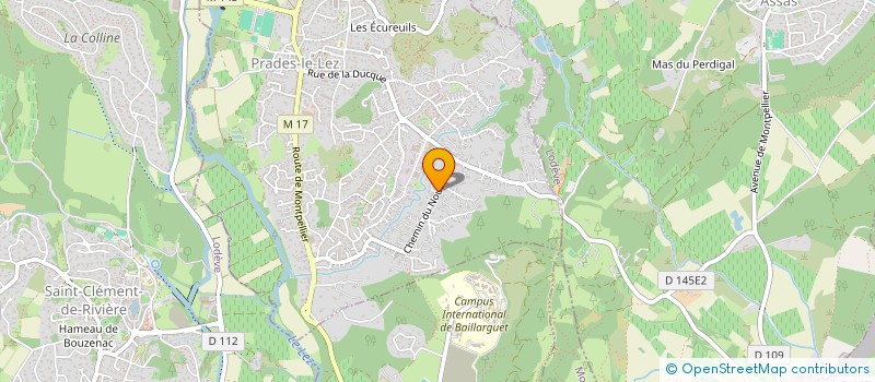 localisation de l'entreprise ALONSO  PRADES-LE-LEZ