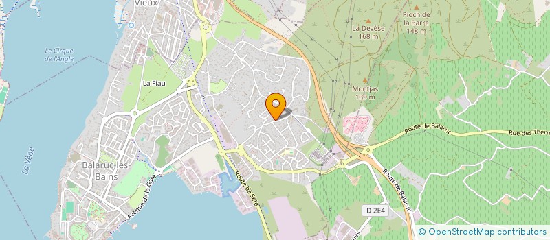 localisation de l'entreprise ALONSO FRAMALEMEL  BALARUC-LES-BAINS