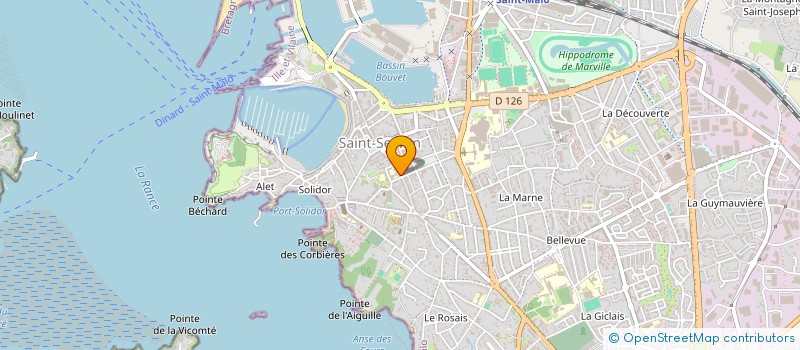 localisation de l'entreprise ALONSO FTLL à SAINT-MALO