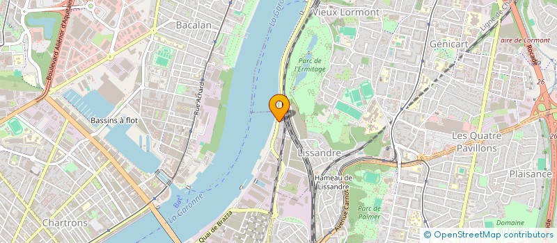 localisation de l'entreprise ALONSO SARRAUTE ASSOCIES à BORDEAUX
