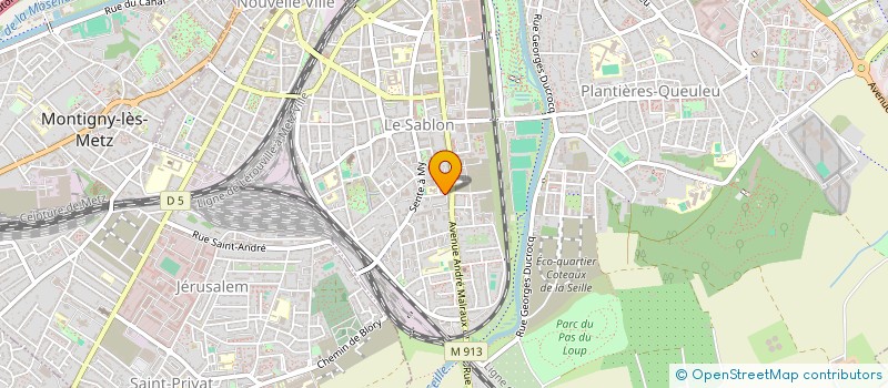 localisation de l'entreprise ALONZO COUVERTURE  METZ