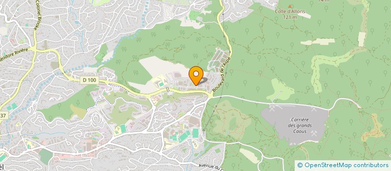 localisation de l'entreprise ALOOETTE 2  SAINT-RAPHAEL