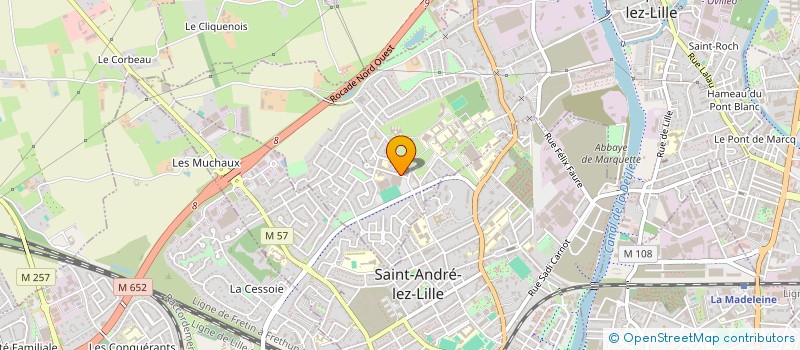 localisation de l'entreprise ALOPLAST  MARQUETTE-LEZ-LILLE