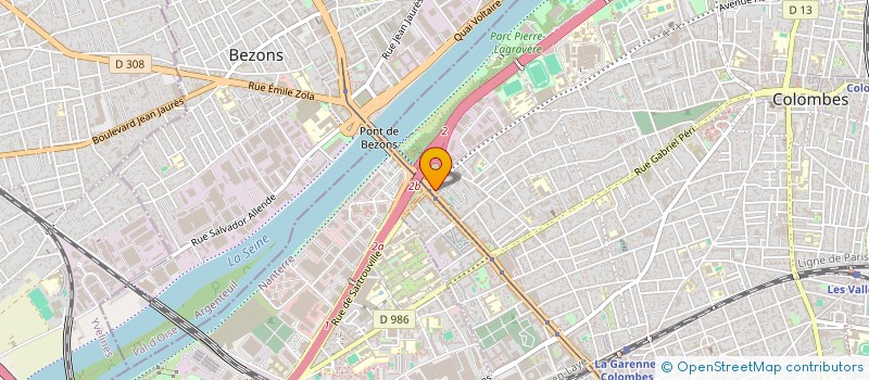 localisation de l'entreprise ALOR à COLOMBES