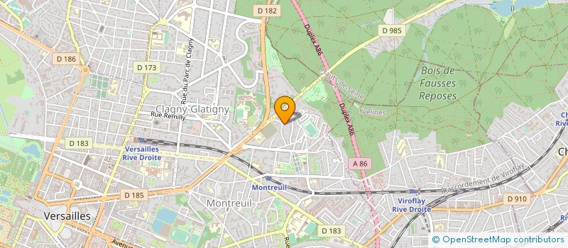 localisation de l'entreprise ALOR à VERSAILLES