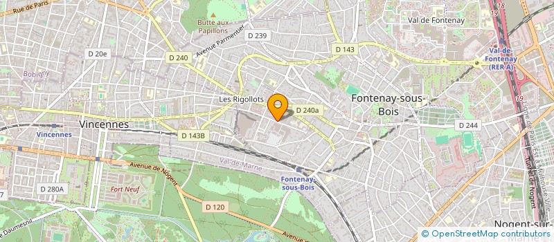 localisation de l'entreprise ALORCO à FONTENAY-SOUS-BOIS