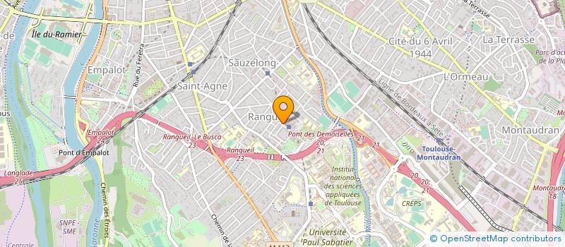 localisation de l'entreprise ALOREE 7 à TOULOUSE