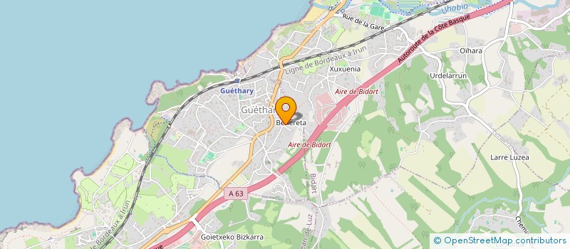 localisation de l'entreprise ALORGA  GUETHARY