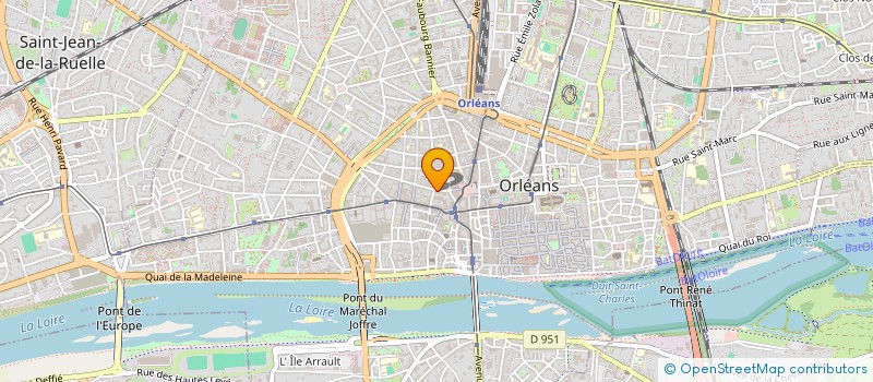 localisation de l'entreprise ALORIA à ORLEANS