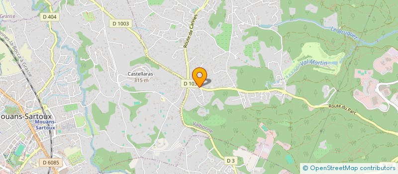 localisation de l'entreprise ALORIC TROIS  VALBONNE