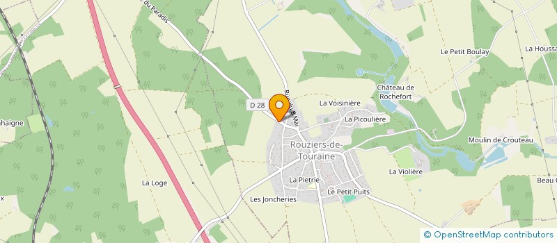 localisation de l'entreprise ALORIS à ROUZIERS-DE-TOURAINE