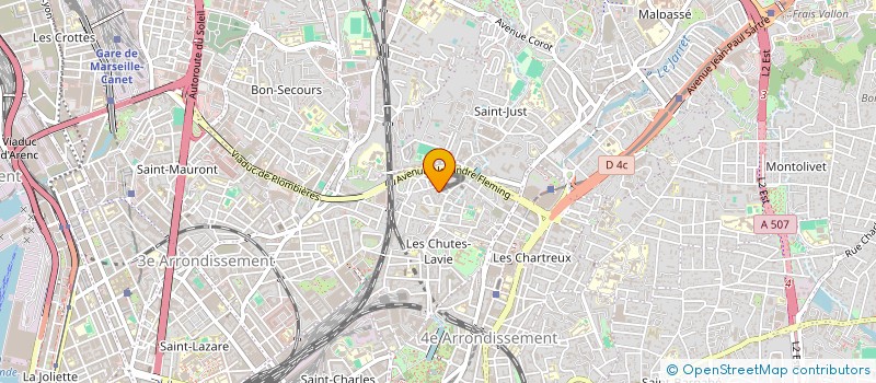 localisation de l'entreprise ALORIZE INFORMATIQUE à MARSEILLE