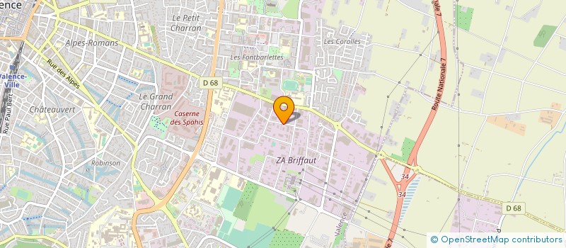 localisation de l'entreprise ALORS FORMATION à VALENCE