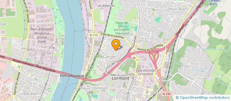 localisation de l'entreprise ALORS MONTEZ LE SON  LORMONT