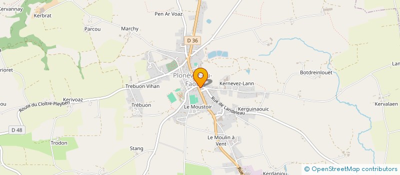 localisation de l'entreprise ALORS ON DANSE à PLONEVEZ-DU-FAOU