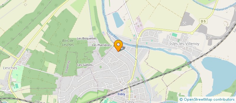 localisation de l'entreprise ALORS ON JOUE à ESBLY
