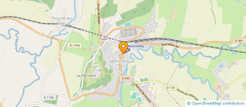 localisation de l'entreprise ALORS ON VAP FRANCE SARL à MONTMEDY