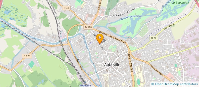 localisation de l'entreprise ALORS SASU à ABBEVILLE