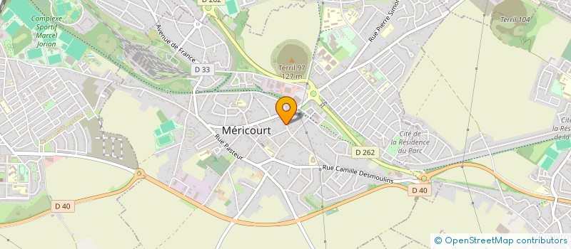 localisation de l'entreprise ALORYS à MERICOURT