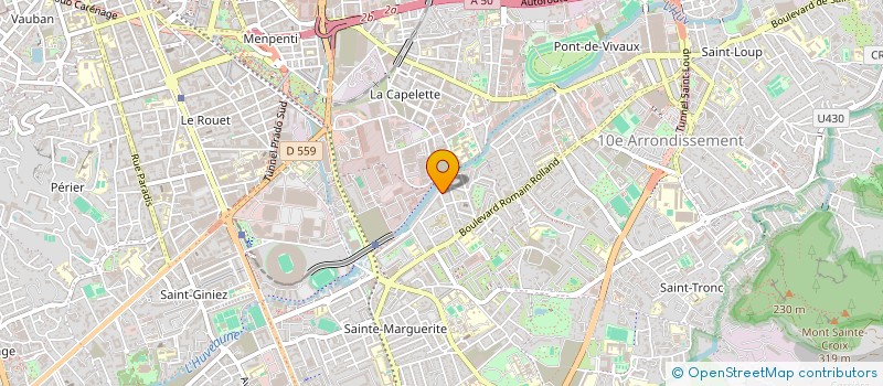 localisation de l'entreprise ALOSAMENAT COMMUNICATION à MARSEILLE