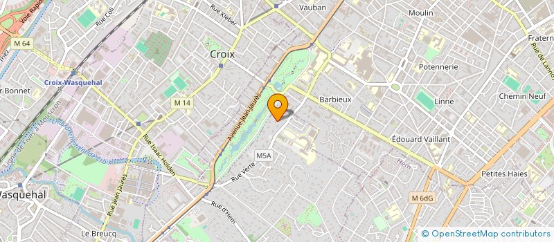 localisation de l'entreprise ALOSC à CROIX