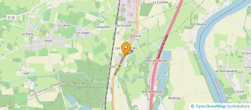 localisation de l'entreprise ALOSFER  SAINT-GEORGES-DE-RENEINS