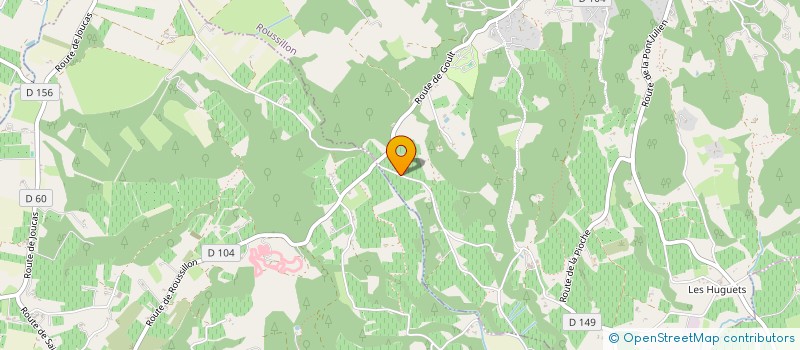 localisation de l'entreprise ALOSIUS  ROUSSILLON