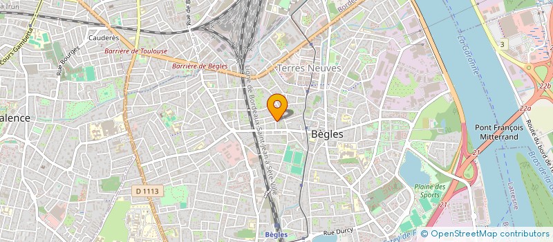 localisation de l'entreprise ALOSTEO à BEGLES