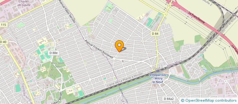 localisation de l'entreprise ALOUANE RENT  MITRY-MORY