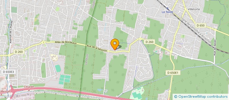 localisation de l'entreprise ALOUCLA  LE TEICH